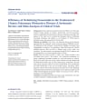 EFFICIENCY OF NEBULIZING FUROSEMIDE IN THE TREATMENT OF CHRONIC PULMONARY OBSTRUCTIVE DISEASE: A SYSTEMATIC REVIEW AND META-ANALYSIS OF CLINICAL TRIALS cover