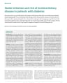 STATIN INITIATION AND RISK OF INCIDENT KIDNEY DISEASE IN PATIENTS WITH DIABETES cover