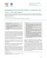 MANAGEMENT OF ACUTE LIVER FAILURE IN INTENSIVE CARE cover