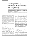 MANAGEMENT OF DIABETIC KETOACIDOSIS IN PREGNANCY cover