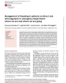 MANAGEMENT OF BLEEDING IN PATIENTS ON DIRECT ORAL ANTICOAGULANTS IN EMERGENCY DEPARTMENT: WHERE WE ARE AND WHERE WE ARE GOING cover