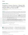 PREVALENCE OF VENOUS INFARCTION IN PATIENTS WITH CEREBRAL VENOUS THROMBOSIS: BASELINE DIFFUSION-WEIGHTED MRI AND FOLLOW-UP MRI cover