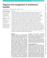 DIAGNOSIS AND MANAGEMENT OF AUTOIMMUNE HEPATITIS cover