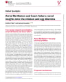 ATRIAL FIBRILLATION AND HEART FAILURE: NOVEL INSIGHTS INTO THE CHICKEN AND EGG DILEMMA cover