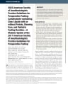 2023 AMERICAN SOCIETY OF ANESTHESIOLOGISTS PRACTICE GUIDELINES FOR PREOPERATIVE FASTING: CARBOHYDRATE-CONTAINING cover
