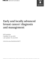 EARLY AND LOCALLY ADVANCED BREAST CANCER: DIAGNOSIS AND MANAGEMENT cover