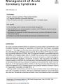 MANAGEMENT OF ACUTE CORONARY SYNDROME cover