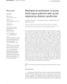 MECHANICAL VENTILATION IN ACUTE BRAIN INJURY PATIENTS WITH ACUTE RESPIRATORY DISTRESS SYNDROME cover