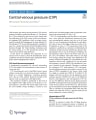 CENTRAL VENOUS PRESSURE (CVP) cover