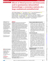 EFFECTS OF BLOOD PRESSURE AND TRANEXAMIC ACID IN SPONTANEOUS INTRACEREBRAL HAEMORRHAGE: A SECONDARY ANALYSIS OF A LARGE RANDOMISED CONTROLLED TRIAL cover