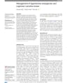 MANAGEMENT OF HYPERTENSIVE EMERGENCIES AND URGENCIES: NARRATIVE REVIEW cover