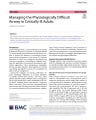 MANAGING THE PHYSIOLOGICALLY DIFFICULT AIRWAY IN CRITICALLY ILL ADULTS cover