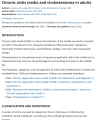 CHRONIC OTITIS MEDIA AND CHOLESTEATOMA IN ADULTS cover