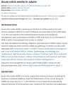 ACUTE OTITIS MEDIA IN ADULTS cover