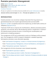 PUSTULAR PSORIASIS: MANAGEMENT cover