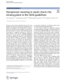 VASOPRESSOR WEANING IN SEPTIC SHOCK: THE MISSING PIECE IN THE 2026 GUIDELINES cover