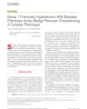 GROUP 1 PULMONARY HYPERTENSION WITH ELEVATED PULMONARY ARTERY WEDGE PRESSURE: CHARACTERIZING A COMPLEX PHENOTYPE cover