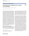 DRIVING PRESSURE: APPLYING THE CONCEPT AT THE BEDSIDE cover
