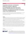 ASSOCIATION BETWEEN COMBINATION ANTIBIOTIC THERAPY AS OPPOSED TO MONOTHERAPY AND OUTCOMES OF ICU PATIENTS WITH PSEUDOMONAS AERUGINOSA VENTILATOR-ASSOCIATED PNEUMONIA: AN ANCILLARY STUDY OF THE IDIAPASON TRIAL cover