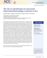 THE ROLE OF CATECHOLAMINES IN ANEURYSMAL SUBARACHNOID HEMORRHAGE: A NARRATIVE REVIEW cover