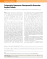 PERIOPERATIVE VASOPRESSOR MANAGEMENT IN NONCARDIAC SURGICAL PATIENTS cover