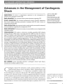 ADVANCES IN THE MANAGEMENT OF CARDIOGENIC SHOCK cover