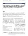 HOW TO IMPROVE THE EFFICIENCY AND THE SAFETY OF REAL - TIME ULTRASOUND - GUIDED CENTRAL VENOUS CATHETERIZATION IN 2023: A NARRATIVE REVIEW cover