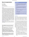 RENAL TRANSPLANTATION cover