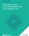 Selected practice recommendations for contraceptive use, fourth edition cover