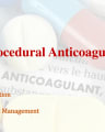 PERIPROCEDURAL ANTICOAGULATION BLEEDING RISK cover