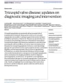 TRICUSPID VALVE DISEASE: UPDATES ON DIAGNOSTIC IMAGING AND INTERVENTION cover