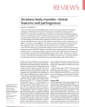 INCLUSION BODY MYOSITIS: CLINICAL FEATURES AND PATHOGENESIS cover