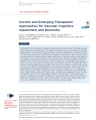 CURRENT AND EMERGING THERAPEUTIC APPROACHES FOR VASCULAR COGNITIVE IMPAIRMENT AND DEMENTIA cover