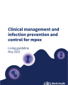 Clinical management and infection prevention and control for mpox: living guideline cover