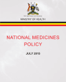 NATIONAL MEDICINES POLICY 2015 cover