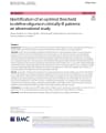 IDENTIFICATION OF AN OPTIMAL THRESHOLD TO DEFINE OLIGURIA IN CRITICALLY ILL PATIENTS: AN OBSERVATIONAL STUDY cover