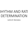 RHYTHM AND RATE DETERMINATION cover