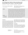 USE OF HYPERTONIC SALINE IN NEUROANESTHESIA AND NEUROCRITICAL CARE PRACTICE: A NARRATIVE REVIEW cover