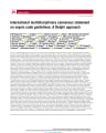 INTERNATIONAL MULTIDISCIPLINARY CONSENSUS STATEMENT ON SEPSIS CODE GUIDELINES: A DELPHI APPROACH cover