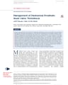 MANAGEMENT OF MECHANICAL PROSTHETIC HEART VALVE THROMBOSIS cover