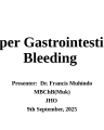 upper GI bleeding cover