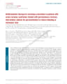 Antithrombotic therapy for secondary prevention in patients with acute coronary syndromes treated with percutaneous coronary intervention: options for personalization to reduce bleeding or ischaemic risks cover