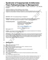 SYNDROME OF INAPPROPRIATE ANTIDIURESIS: FROM PATHOPHYSIOLOGY TO MANAGEMENT cover