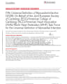 FIFTH UNIVERSAL DEFINITION OF MYOCARDIAL INFARCTION cover