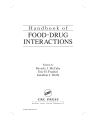 Handbook of Food-Drug Interactions cover