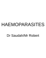 Haemoparasites cover