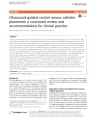 ULTRASOUND-GUIDED CENTRAL VENOUS CATHETER PLACEMENT: A STRUCTURED REVIEW AND RECOMMENDATIONS FOR CLINICAL PRACTICE cover