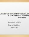 RADIOLOGY OF CARDIOVASCULAR AND RESPIRATORY SYSTEM cover