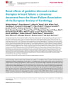 Renal effects of guideline-directed medical therapies in heart failure: a consensus document cover
