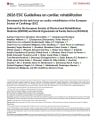 2026 ESC Guidelines on cardiac rehabilitation cover